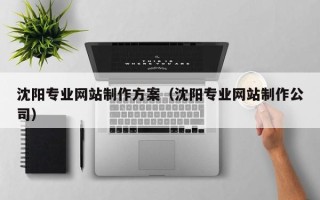 淮南沈阳专业网站制作方案（沈阳专业网站制作公司）